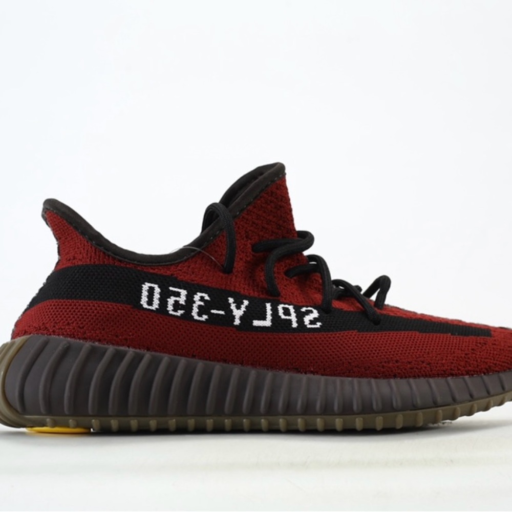 Yeezy Boost 350 V2 in Burgundy and Black